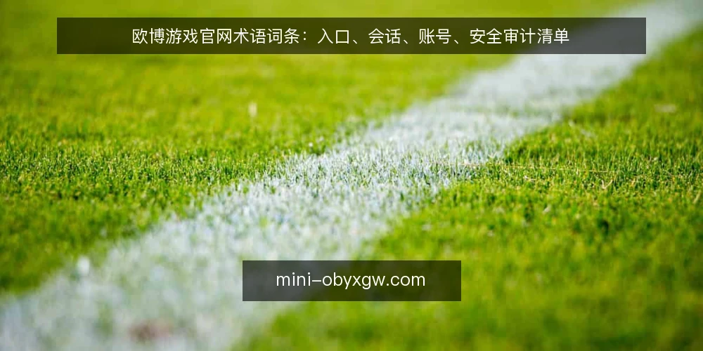 欧博游戏官网术语词条：入口、会话、账号、安全审计清单 — 为什么现在要做术语审计 配图